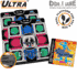 2 x Dance Dance Revolution Ultra Dual Platform Super Deluxe High Density Super Sensitive dance pad for PS/PS2 + Dance Dance Revolution DDR Konamix for PS/PS2