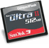 CompactFlash : 512MB UltraII 60x SanDisk (Retail)