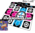 Dance dance revolution DDRMAX PS2 Game + 2 Dance dance revolution DDR regular pads bundle