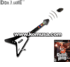 Guitar Hero and Black Double Range Freedom V Wireless Guitar Controller for PS2