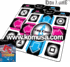 (In Stock) 2 x Dance dance revolution DDR regular PS2 dance Pad + In the Groove - The New Dance Video Game!