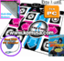 (In Stock Now!) 2 Dance dance revolution DDR non-slip dance Pad + PC In The Groove