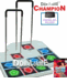 2 Dance Dance Revolution DDRgame Champion Arcade Metal Dance Pad w/ Handle Bar for PS 2 + Dance Dance Revolution DDR Game Dance Factory for PS2