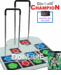 2 Dance Dance Revolution DDRgame Champion Arcade Metal Dance Pad w/ Handle Bar for PS 2 + Dance Dance Revolution Extreme Game for PS 2