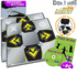 2 Dance Dance Revolution ENERGY metal dance pad with recessed buttons + Dance Dance Revolution Dance Praise Game for PC
