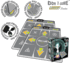 2 Dance Dance Revolution Multi-Platform Super Sensors Energy Non-Slip Dance pad for PS/PS2/Xbox/PC
