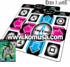 (In Stock Now!) Dance dance revolution DDR Extreme PS2 + 2 Dance dance revolution DDR regular PS1 / PS2 dance Pad (In stock!)