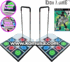 Dance dance revolution DDR EXtreme PS2 + 2 Dance Dance Revolution DDR True Arcade Super Metal Dance Pad V 2.0 w/ Handle Bar - PS/PS2 