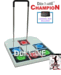 Dance Dance Revolution DDRgame Champion Arcade Metal Dance Pad w/ Handle Bar for PS 2 + Dance Dance Revolution Game DDR SuperNova for PS2