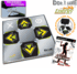 Dance Dance Revolution ENERGY metal dance pad with recessed buttons+ Dance Dance Revolution DDR SuperNOVA Dance Game for PS2