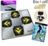Dance Dance Revolution ENERGY metal dance pad with recessed buttons