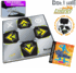 Dance Dance Revolution ENERGY Metal dance pad with recessed buttons