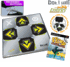 Dance Dance Revolution ENERGY metal dance pad with recessed buttons