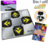 Dance Dance Revolution ENERGY Metal dance pad with recessed buttons + Dance Dance Revolution DDR Game Ultramix 2 for Xbox