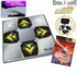 Dance Dance Revolution ENERGY Metal dance pad with recessed buttons + Dance Dance Revolution DDR Game Ultramix for Xbox