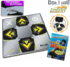 Dance Dance Revolution ENERGY metal dance pad with recessed buttons + New! In The Groove Dance Game for PC