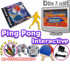 Get up & Play some Ping Pong! Real Live Ping Pong (Table Tennis) TV Video Game- No consoles or systems require just plug into the TV and Play!