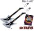 (In Stock Now!) Guitar Hero Smash Hits Guitar Game for PS2 + 2 x Wireless Power X Ten Frets Guitar Controller for PS2