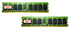 KOMUSA <font color=red>2GB ( 2 x 1GB) DDR2 400 </font>PC2-3200 CL4 240-Pin DIMM 