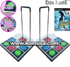 Dance dance revolution DDR EXtreme 2 PS2 + 2 Dance Dance Revolution DDR True Arcade Super Metal Dance Pad V 2.0 w/ Handle Bar - PS/PS2