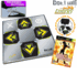 (Out of Stock) Dance Dance Revolution ENERGY metal dance pad with recessed buttons + Dance Dance Revolution DDR Game Ultramix 3 for Xbox