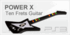 Power X Ten Frets Guitar Controller V2.0 for PS2 and PS3