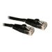 UL624M801BK-8F - 1ft CAT 5 Snagless Patch Cable - color: Black - Click To Enlarge