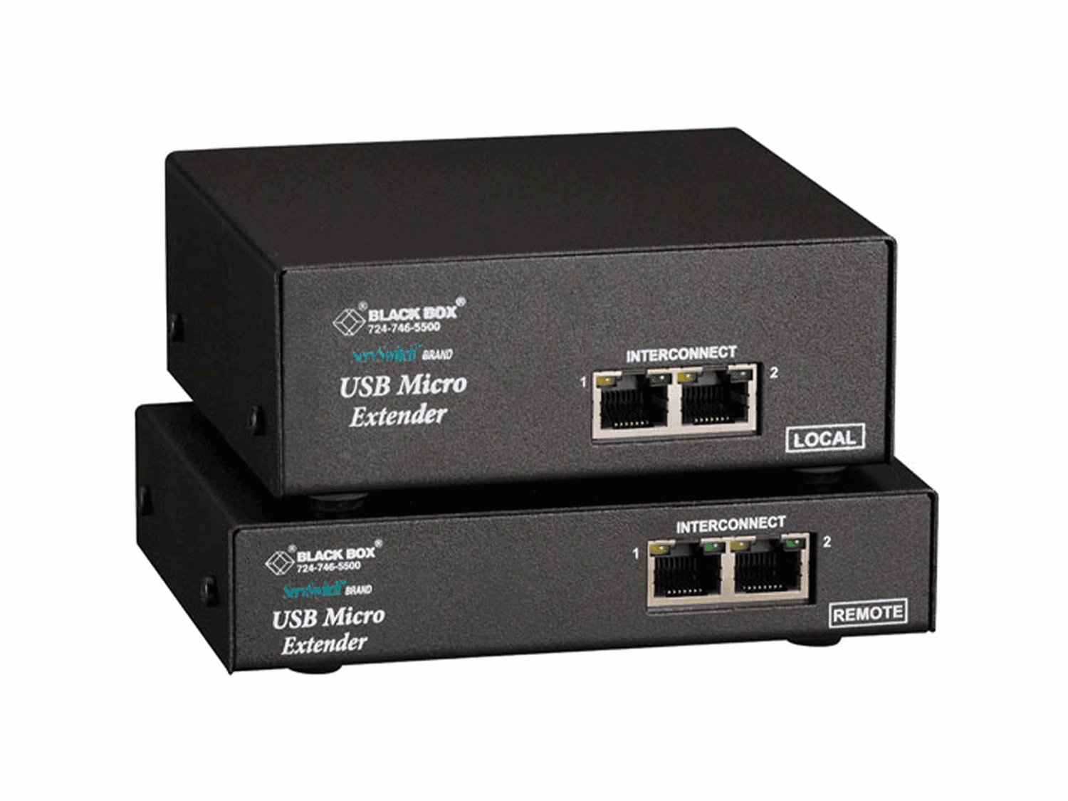 ACU4201A Micro KVM Extender Dual VGA, USB, DualAccess, CATx