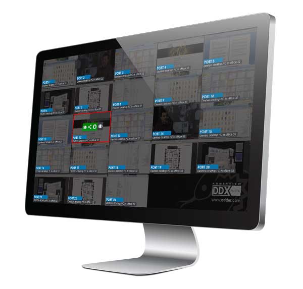 DDX10-US - AdderView DDX10 CAT7 KVM Matrix - 1-9 Port, 1-9 User, DVI ...