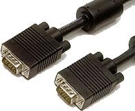 25' Premium VGA Extension Cable with Ferrite Cores