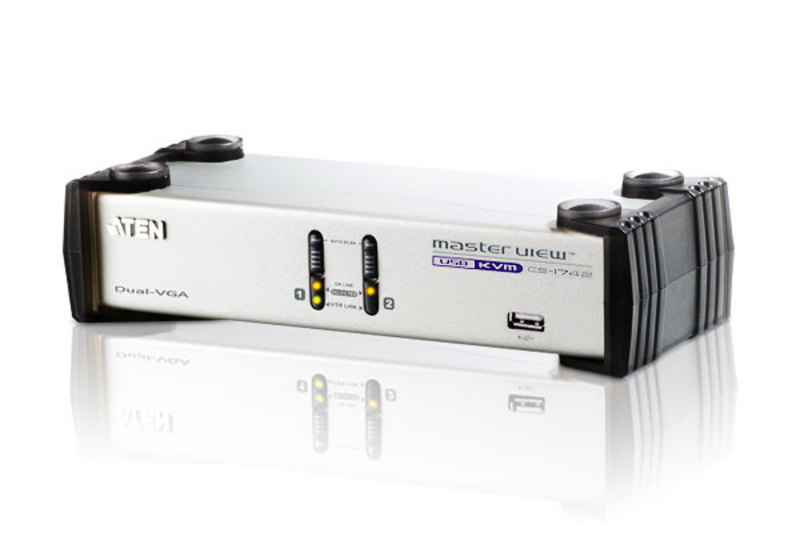 CS1742 - ATEN CS1742 2-Port USB Dual-View KVMP Switch
