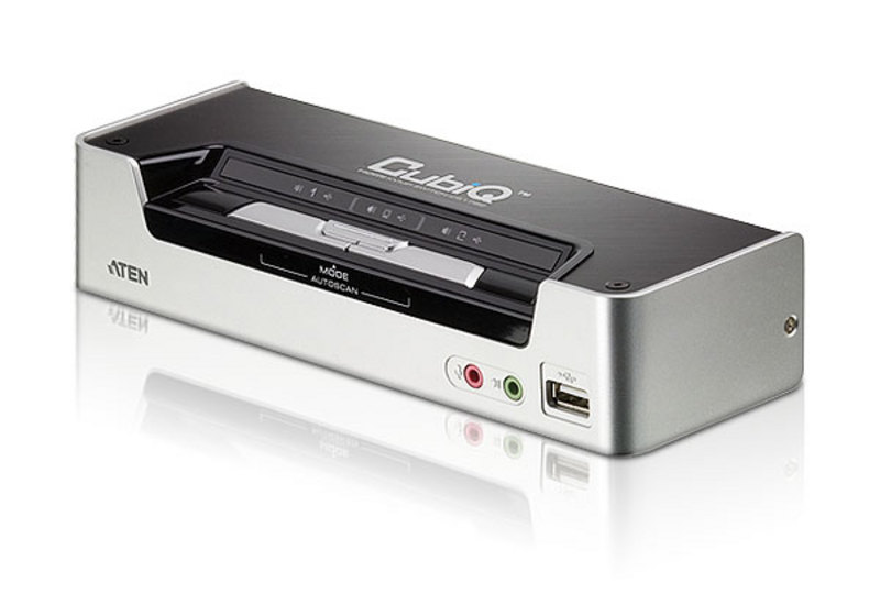 CS1792 Aten CubiQ 2Port HDMI KVM With USB Hub & Integrated Digital Audio