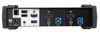 2-Port USB 3.0 4K HDMI KVMP Switch with Audio Mixer Mode 