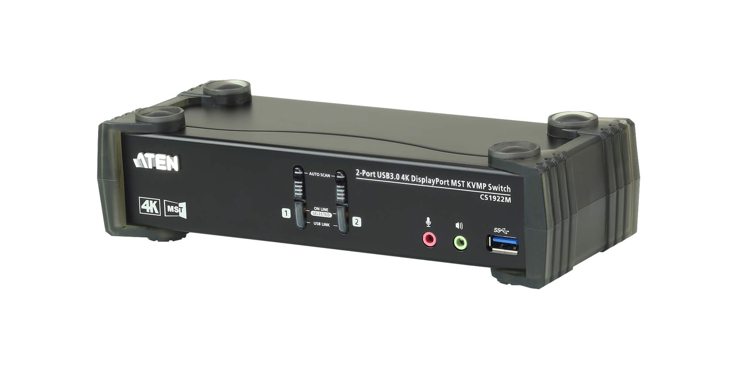 ATEN CS1922M 2-Port 4K DisplayPort MST KVMP