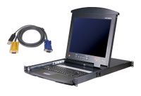 8-Port 17in. Dual Rail IP LCD KVM Bundle