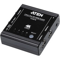 3-Port HDMI Switch - True 4K resolution of 4096 x 2160 / 3840 x 2160 @ 60Hz 