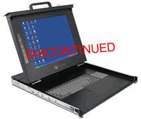 Avocent 1U Single-rail 17Inch PS/2 Rackmount LCD Console