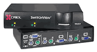 ITR Avocent SwitchView 100 Desktop 2-port USB KVM switch with audio Grade A - Refurbished computer equipment
