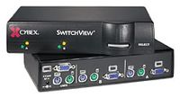 Avocent SwitchView 2-Port KVM Switch w/Cables