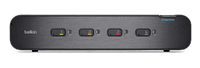 Secure Dual-Monitor 4 port KVM Switch, 4K DisplayPort
