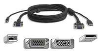 Belkin OmniView All-in-one Pro Series Plus USB KVM,15ft.
