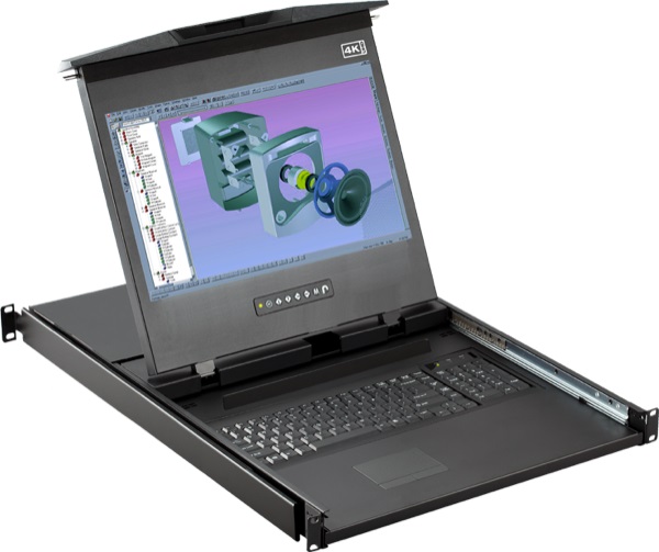 Dual Slide (Dual Rail) Rack Monitor & Console