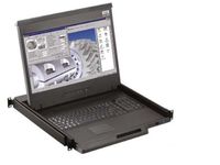CyberView Full HD LCD Console Drawer w/ Mac Keyboard - Touchpad
