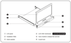4K LED Rack Mount Monitor Drawer - 1U, 18.4"