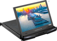 Widescreen Rack Mount Monitor Drawer: 1U, 18Inch, 1920 x 1200