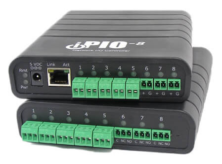 iPIO-8 - Dataprobe iPIO-8 Networked Relay Controller