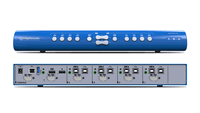 TEMPEST Certifiable 4-Port Secure Mini-Matrix KVM DP/HDMI Video w/ CAC support, NIAP Common Criteria PP 4.0 compliant
