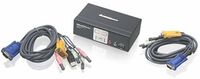 IOGEAR 2 Port VGA USB KVMP with audio