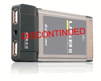 IOGEAR 2 Port USB 2.0 PCMCIA CardBus Card