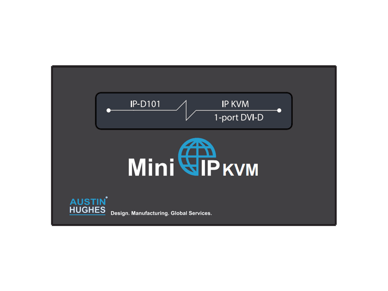 IP-D101 - 1-Port DVI-D Mini IP KVM